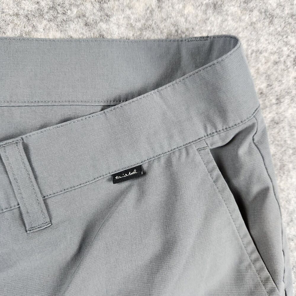 Travis Mathew Shorts Sand Harbor Mens 38 Heather Gray Performance Stretch Golf - Picture 4 of 10